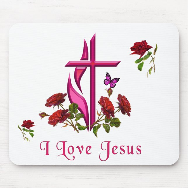 Jesus Mousepad (Vorne)