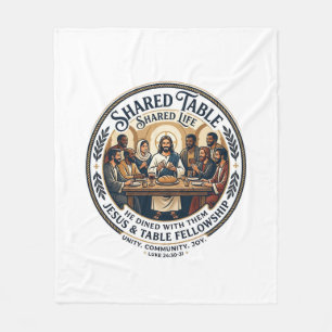 Jesus Mütter Gruppe Frauen Bibel Studie Vintage-Sh Fleecedecke
