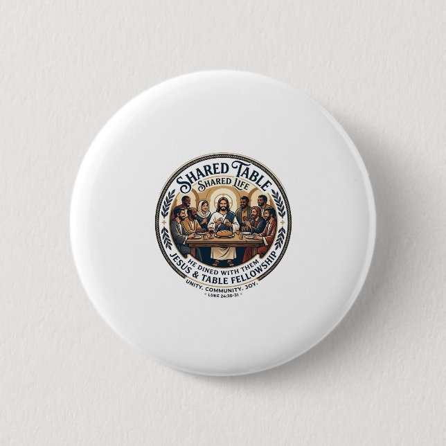 Jesus Mütter Gruppe Frauen Bibelstudie Vintage-Shi Button (Vorderseite)