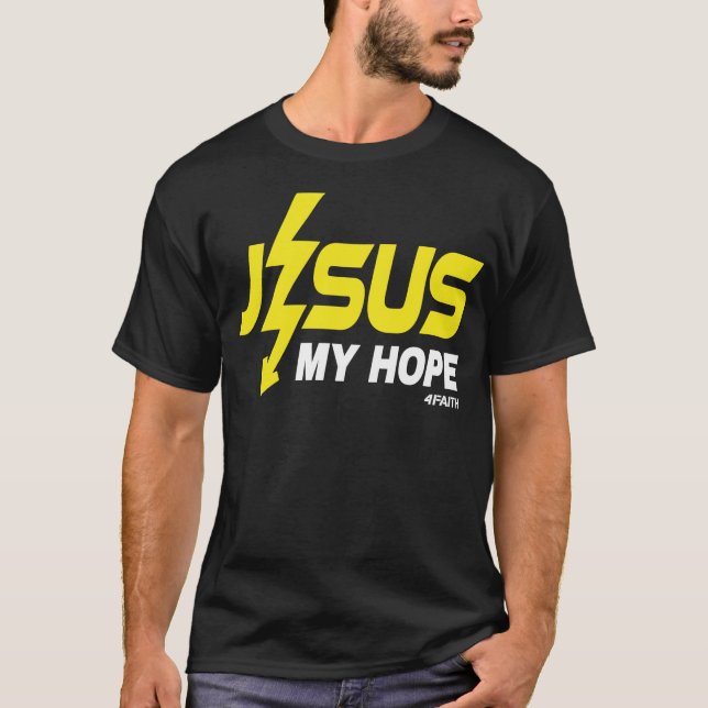 Jesus my Hope, Christian Faith T-Shirt (Vorderseite)