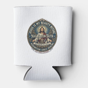Jesus Nagel Tech Nagel Künstler T-Shirt Inspiriere Dosenkühler