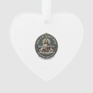 Jesus Nagel-Tech-Nagel-Künstler T-Shirt Inspiriere Ornament