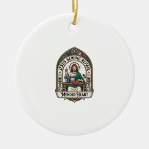 Jesus Nähreparatur Herz Jesu Nähreparatur Keramik Ornament