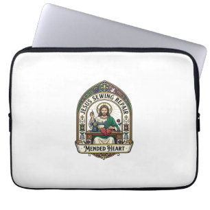 Jesus Nähreparatur Herz Jesu Nähreparatur Laptopschutzhülle