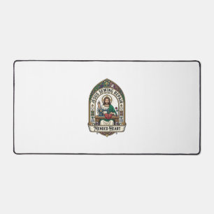 Jesus Nähreparatur Herz Jesu Nähreparatur Schreibtischunterlage