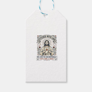 Jesus näht Quilt-Shirt Christliches Grafik_1 Geschenkanhänger
