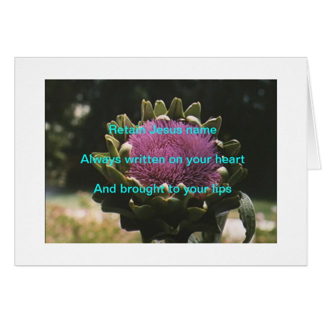 Jesus-Name erhalten (Vorderseite (Horizontal))