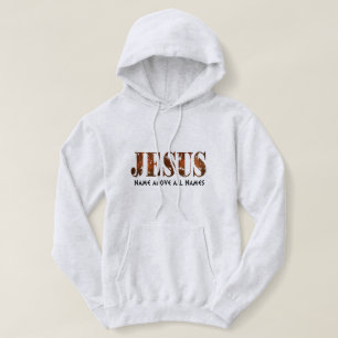 Jesus-Name über Namen Hoodie