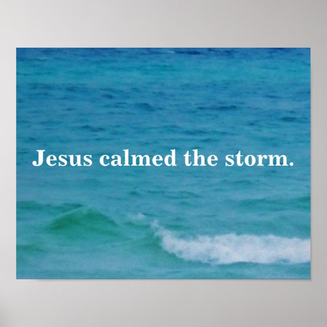 JESUS NANNTE DEN STORM POSTER (Vorne)