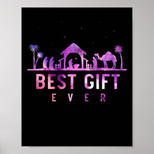 Jesus Nativity Religiöse Christliche Weihnachten Poster