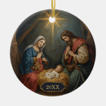 Jesus Nativity Religiöse Weihnachtsschmuck