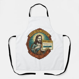 Jesus nervige Cookies akzeptieren Pop-up Internetb Schürze