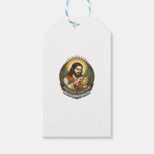 Jesus nerviger Aufkleber Papier Rückstand Shop Geschenkanhänger