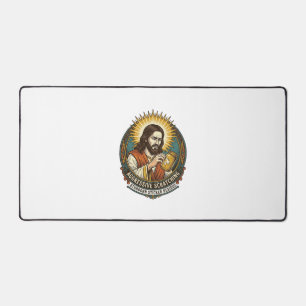 Jesus nerviger Aufkleber Papier Rückstand Shop  Schreibtischunterlage