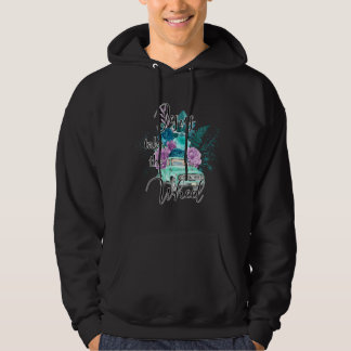 Jesus nimmt den Lavendel blühende Rose Vintag Hoodie