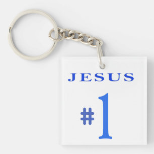 Jesus Nummer 1 Schlüsselanhänger