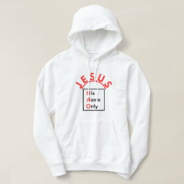 Jesus - nur sein Name Hoodie
