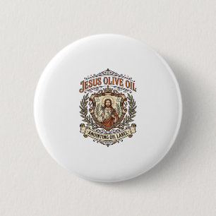 Jesus Olivenöl Salböl Etikett Jesus Olivenöl Button