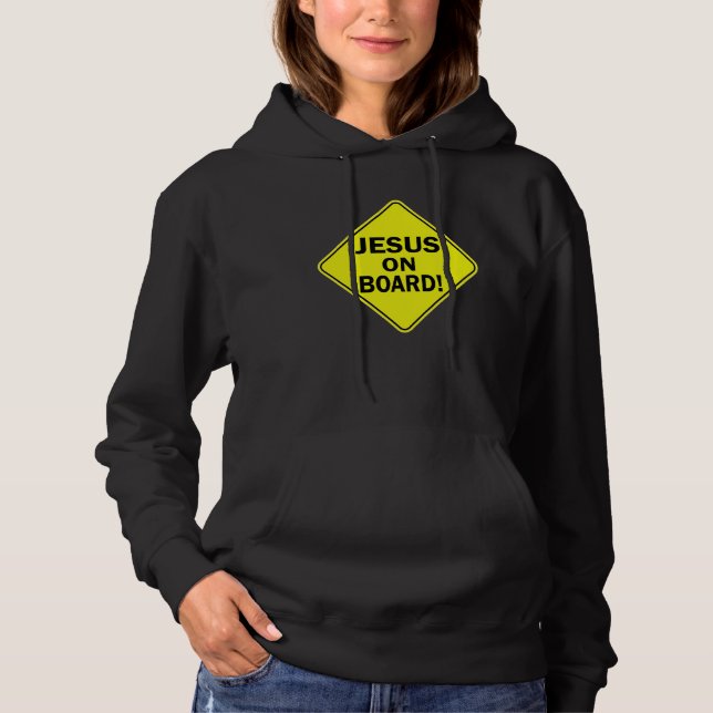 Jesus On Board Hoodie (Vorderseite)