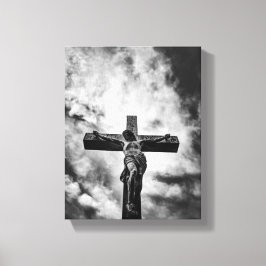 Jesus on the Cross – Faith and Redemption Canvas   Leinwanddruck