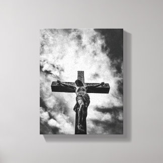 Jesus on the Cross – Faith and Redemption Canvas   Leinwanddruck