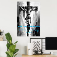 Jesus' Opfer auf dem Kreuz