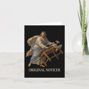 Jesus Original Noticer Jesus Christlicher Glaube Karte