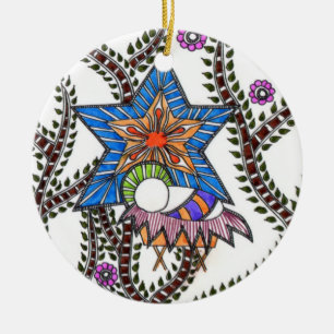 Jesus-Ornament Keramikornament