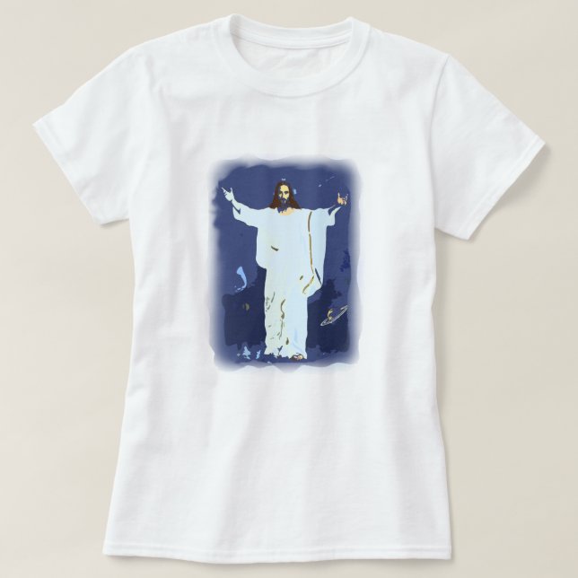 Jesus Osterfest - Er ist T-Shirt Design Riser (Design vorne)