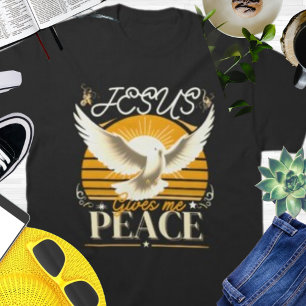 Jesus Peace Dove Descendants Design für Christlich T-Shirt