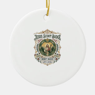 Jesus Pfadfinder Abzeichen Verdienst Abzeichen Jes Keramik Ornament