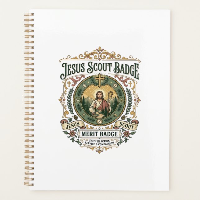 Jesus Pfadfinder Abzeichen Verdienst Abzeichen Jes Planer (Vorderseite)