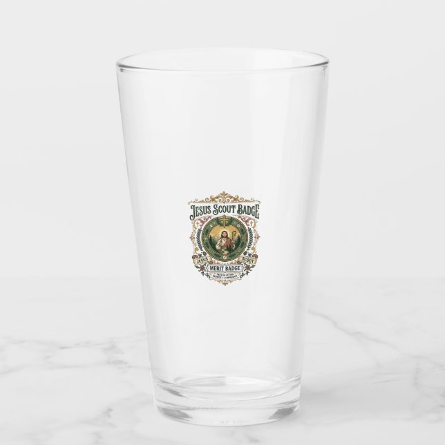 Jesus Pfadfinder Abzeichen Verdienstabzeichen Jesu Glas (Vorderseite)