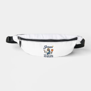 Jesus Pickleball Der, der Serviert Shirt Bauchtasche