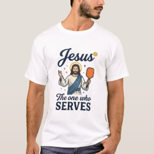 Jesus Pickleball Derjenige, der serviert Hemd T-Shirt