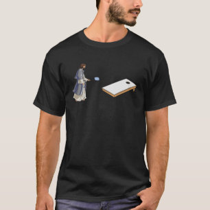 Jesus pielen Cornhole Cornhole T-Shirt