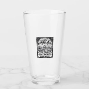 Jesus Pilgerreise Camino Heilige Reise Glas