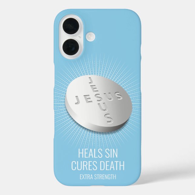 Jesus Pill - Gewohnheitsgerechter Glaubenssatz Hof Case-Mate iPhone Hülle (Rückseite)