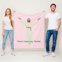 Jesus Pink Blanket leben - Anpassen