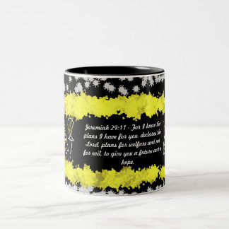 Jesus-Plan Zweifarbige Tasse