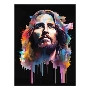 Jesus Portrait Foto Print