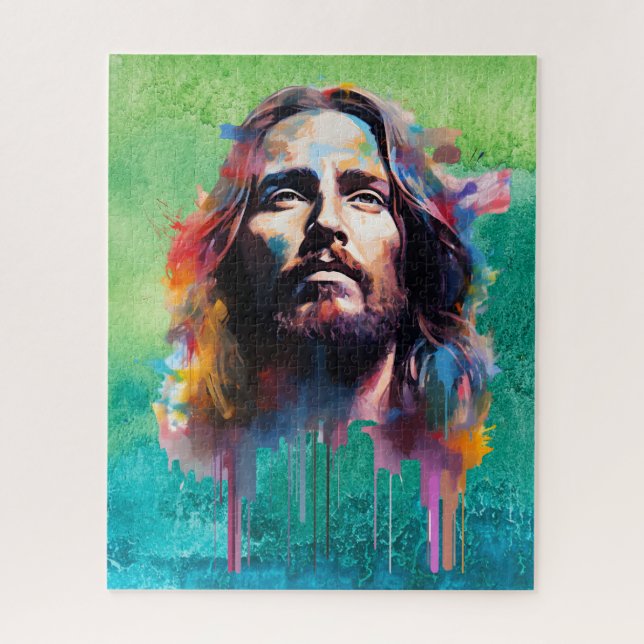 Jesus Portrait Puzzle (Vertikal)