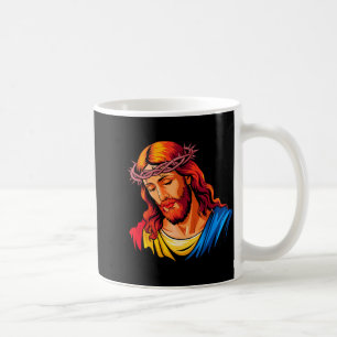 Jesus-Porträt Kunst Christliche Religiöse Kaffeetasse