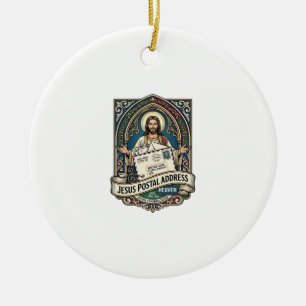 Jesus Postanschrift Himmel Jesus Postanschrift H Keramik Ornament