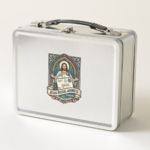 Jesus Postanschrift Himmel Jesus Postanschrift H Metall Brotdose