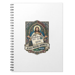 Jesus Postanschrift Himmel Jesus Postanschrift H Notizblock