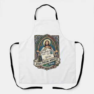 Jesus Postanschrift Himmel Jesus Postanschrift H Schürze