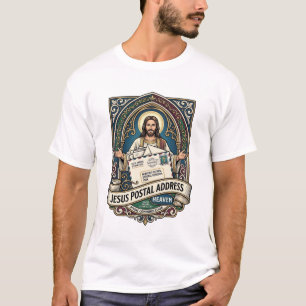 Jesus Postanschrift Himmel Jesus Postanschrift H T-Shirt