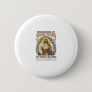Jesus Postbote Lieferung Shirt Glaube Basiertes De Button
