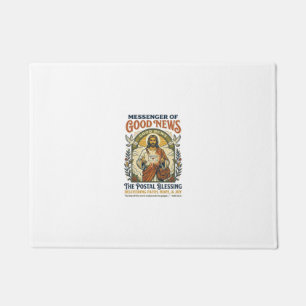 Jesus Postbote Lieferung Shirt Glaube Basiertes De Fußmatte